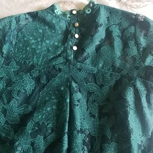 Anthropology HD in Paris lace blouse